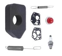 FRTRGVUVXP Carburateurs Moto Ensemble Joint D'étanchéité Carburateur avec Pompe D'amorçage Filtre À Air Governor Springs pour Brigg Strattons Tondeuse Gazon 691859 692211 Carburateur Carbu