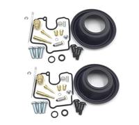 FRTRGVUVXP Carburateurs Moto Kit réparation carburateur pour Suzuki GSXR600 GSXR750 GSXR750W VL1500 avec Membrane Carburateur Carbu(2sets)