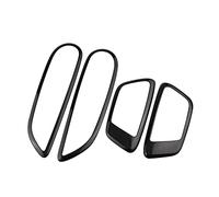 FRTRGVUVXP Pour Ford Pour Fiesta 2009 2010 2011 2012 2013 2014 4 Pièces/ensemble Voiture Intérieur Porte Intérieure Poignée Bol Couverture Auto Accessoires (Black)