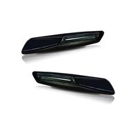 FRTRGVUVXP Pour Série 1 3 5 E90 E60 E87 E83 E91 E92 E93 X1 X3 63-13-7-253-326 63-13-7-253-325 Feux Position Latéraux Clignotants Voiture Sans Clignotant(Black)