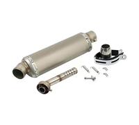 FRTRGVUVXP Silencieux D'échappement pour Yoshimura Universel pour Kawasaki 38-51 Mm Silencieux D'échappement(E 370MM)