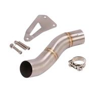 FRTRGVUVXP Tube De Raccordement 51 Mm pour Système D'échappement Modifié pour Triumph Speed Triple 1050 / R 1050 / 94R Silencieux D'échappement