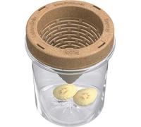 Frubby® - Piège à Mouches des Fruits, pour Les Mouches des Fruits et du vinaigre, réutilisable, Lavable au Lave-Vaisselle, 100% sans Plastique et Durable