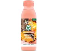 Fructis Hair Food - Shampooing Nourrissant Longueurs & Glow À L'ananas - Formule Vegan À 97% D'origine Naturelle - Pour Cheveux Longs & Ternes - 350 Ml[Z394]
