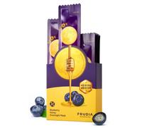 FRUDIA WELCOS - Lot de 20 masques de nuit au miel de myrtille coréenne pour peaux ternes et desséchées, masque hydratant avec huile de graines de fruits, extraits de myrtille et de miel