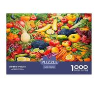 Früchtess Puzzles Jeu De Puzzle Activités Familiales Stimulantes 1000 Pieces Früchtess and Vegetable Collection Puzzles Classiques Qualité Premium pour Adultes 70x50cm/1000pcs