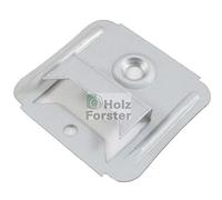 FRÜH Clips lambris bois 4 mm zingués, fixation invisible pour lambris rainuré et languette, type 104SKSB, 100 pièces
