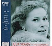 Frühe Aufnahmen: Lieder von Bartok, Kodaly, Mussorgsky u. Prokofjew. Julia Varady.
