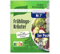 Frühlings-kräuter Salat-krönung - Préparation pour Vinaigrette Allemagne printanière aux herbes, 5 sachets - Salade prête en un instant knorr - 55g