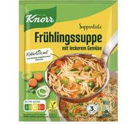 Frühlings-suppe mit leckerem Gemüse - Suppenliebe - 3 portions - pour 750ml - Soupe Allemagne pour une préparation Rapide Sans Additifs, printanière aux délicieux légumes - Compatible avec Knorr - 92g
