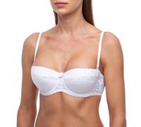 frugue Soutien Gorge sans Bretelles Bandeau Push Up Femme Blanc FR 85E