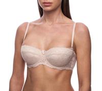 frugue Soutien Gorge sans Bretelles Bandeau Push Up Femme Couleur Chair FR 90B