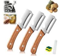 Fruit and Vegetable Peeler for Hard-Skinned Fruits: Easily Handles Hard - Skinned Fruits and Vegetables Without Jamming - 3 Times Faster Than Ordinary Peelers (3pcs)