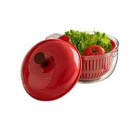 Fruit and Vegetable Washer - Hand-Cranked Cleaning Container | Fruit Washing Bowl with Strainer | Salad Spinner & Dehydrator, Hand-Cranked Rotary Cleaner, for Salad Berry Lettuce Home Kitchen
