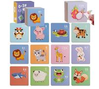 Fruit Animals Jigsaw Puzzles for Kids,1 Set Wooden Puzzles Animals for Baby Kids,Cute Animal Wooden Jigsaw for 1-3 Year Old Boys Girls,Baby Preschool Learning Educational Toy for Gift-A