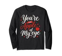Fruit Apple Eye Love Romantic Lovely Gift Idea Apple of Eye Manche Longue