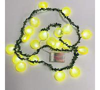 Fruit Artificiel Citrons Guirlande Lumineuse Vignes Suspendues Citrons Plante Guirlande Artificielles Citrons Lumière À Piles pour Maison Jardin Fête Mariage Décor (Vignes Citrons Lumineuse*1)