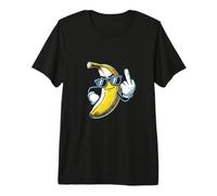 Fruit Banane drôle montrant Le Majeur Meme T-Shirt Haut de Gamme