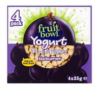 Fruit Bowl yogourt Fruit Flakes Cassis (4x25g) - Paquet de 2
