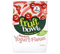 Fruit Bowl Yogurt Strawberry Fruit Flakes 5 x 25g