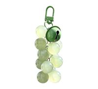 : Fruit Charm - Pendentif en acrylique à détection UV, perles de raisin chromatiques, décoration fourre-tout à la mode, accent de bagage, porte-clés attrayant | indicateur d'e