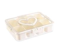 Fruit Containers For Fridge - Leakproof Snack Keeper Box, Multi Purpose Refrigerator Organizer Fruits Vegetables Leftovers, Transparent Freshness Preservation Bin, Easy Carry Lid System | Food Storage