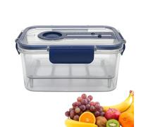 Fruit Containers - Kitchen Vegetable Draining Organizer Box | Sealed Produce Keeper for Home Cooks Parents Chefs Meal Prep Daily Cooking Office Apartment Dorm RV BBQ Gathering Picnic