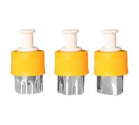 Fruit Cutter Set - Mini Food Shape Cutters 3 Pieces, Durable Pastry Stamp Mold Easy Press Design, Garnishing Tool for Decorative Sandwich Dough Crafting | Kitchen Home Homemade Lunch Baking