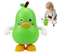 Fruit Dansant - 13.5×8×16cm Fruit Peluche | FruitChantant Jouet Électrique avec 12 Musiques - ABS | Son Mouvement Oscillante | Rechargeable Chargeur Tournevis | Cadeau Bébé Enfant 1-3