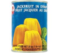 Fruit de Jacquier thaïlandais au sirop en conserve par lot - Marque Coq - Fruits exotiques - 565G (2 boîtes)