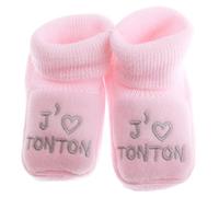 Fruit de ma passion Mixte Bébé, SLIPPER, Rose Gris, 0 3 mois