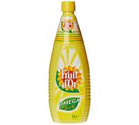 Lesieur Huile Fruit d'Or, issue de graines de tournesol & colza, pour friture, cuisson & assaisonnement - La bouteille de 1L