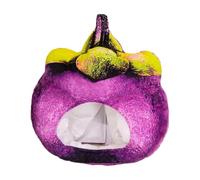 Fruit Hat Costume | Mangosteen Cosplay Couvre-chef Église, Peluche Fruit Mangousteen Couvre-chef, Costume fantaisie amusant Cosplay