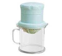 Fruit Juicer - Lemon Juicer | Squeezer Lemon | Citrus Juicer | Manuel de jus de citron avec tasse et strainer, Squeezer portable Fruit Squeezer, Home Kitchen Dining Room Juicer - Manuel Juicer