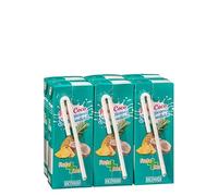 Fruit + lait ananas et coco Hacendado sans sucres ajoutés - lot de 6 - 6 mini briques de 200 ml
