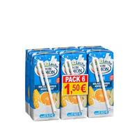 Fruit + lait des Caraïbes Don Simón sans sucres ajoutés et zéro matière grasse - lot de 6 - 6 mini briques de 200 ml