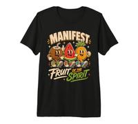 Fruit manifeste de l'esprit : des Fruits tropicaux Heureux T-Shirt Haut de Gamme