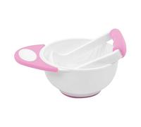 Fruit Masher Bowl - Bol de ponçage des aliments anti-dérapant avec tige | Broyeur d'aliments anti-calcaire pour préparation de repas Easy Puree & Kids