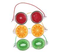 Fruit Masque Oculaire Gel Froid Chaud 3 Pièces Bande Élastique