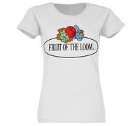 Fruit of the Loom 011372 T-Shirt, Blanc (Weiß 30), S Femme