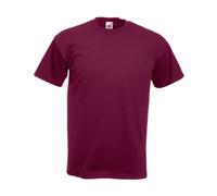 Fruit of the Loom - 61-044 - T-Shirt - Homme - Rouge (Amarante ) - Taille: L