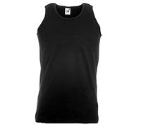Fruit of the Loom 61-098-0 Débardeur pour homme style sportif - Noir - Medium