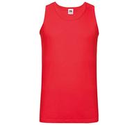 Fruit of the Loom 61-098-0 Débardeur pour homme style sportif - Rouge - Medium