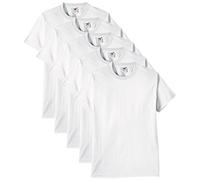 Fruit of the Loom - 61-212 - T-shirt (Lot de 5) - Homme - Blanc - Taille: XL