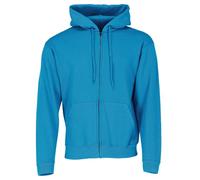 Fruit of the Loom - 62-062-0 - Sweatshirt a capuche avec zip - Homme - Blue (Azure) - M (Taille fabricant: Medium)