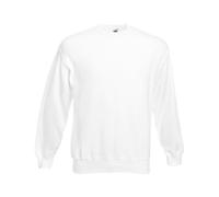Fruit of the Loom 62-202-0 Pull-Over, White, S Homme