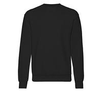 Fruit of the Loom 62-202-0 Sweat-Shirt Homme, Noir, XXL