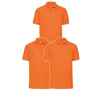 Fruit of The Loom 63-402-0, Polo Homme, Orange, L