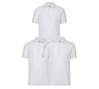 Fruit of The Loom 63-402-0, Polo Homme, White (White 30), 5XL