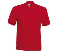 Fruit of the Loom 65/35 Pique Polo - Polo - Homme, Rouge, 3X-Large